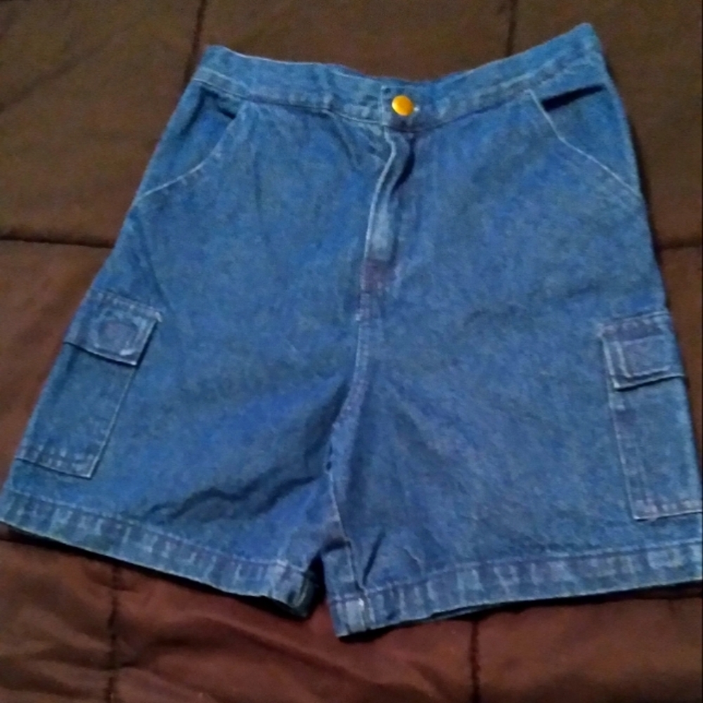 Bugle Boy Dark Blue jeans shorts Kids size 7/8